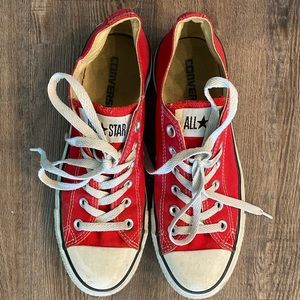 Red Low Top Converse